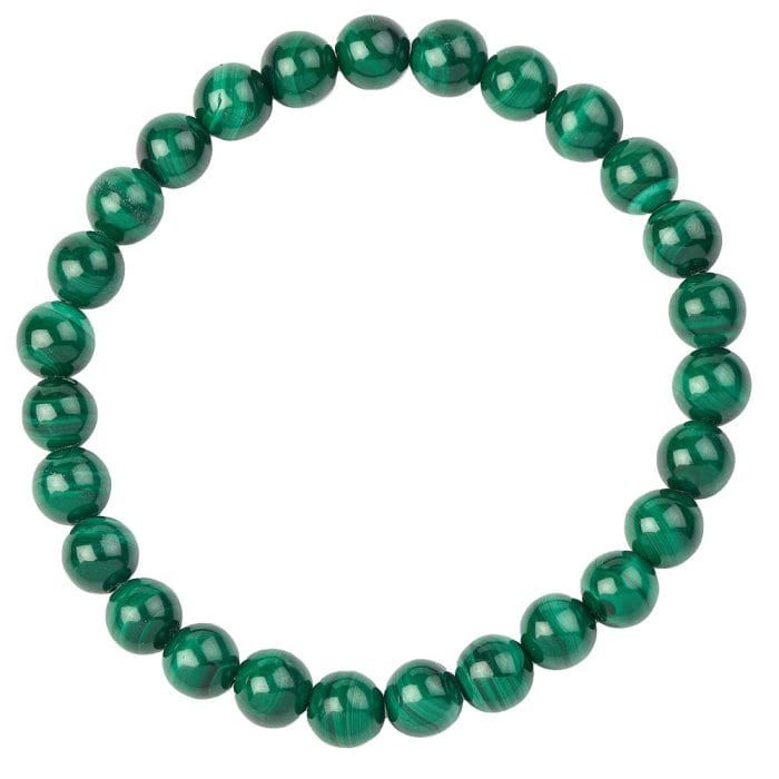 Malachite Bead Bracelet
