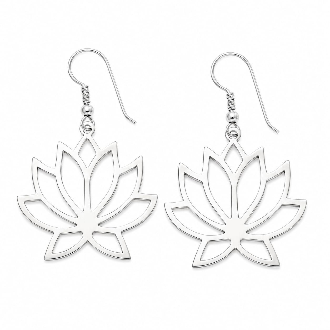 Lotus Flower Earrings 